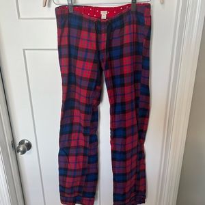 Holiday plaid J. Crew pajama pants